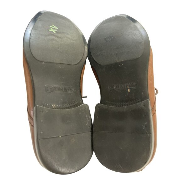 Stacy Adams Men's Size 10 Brown Leather Oxford Dress Shoes - Picture 7 of 8